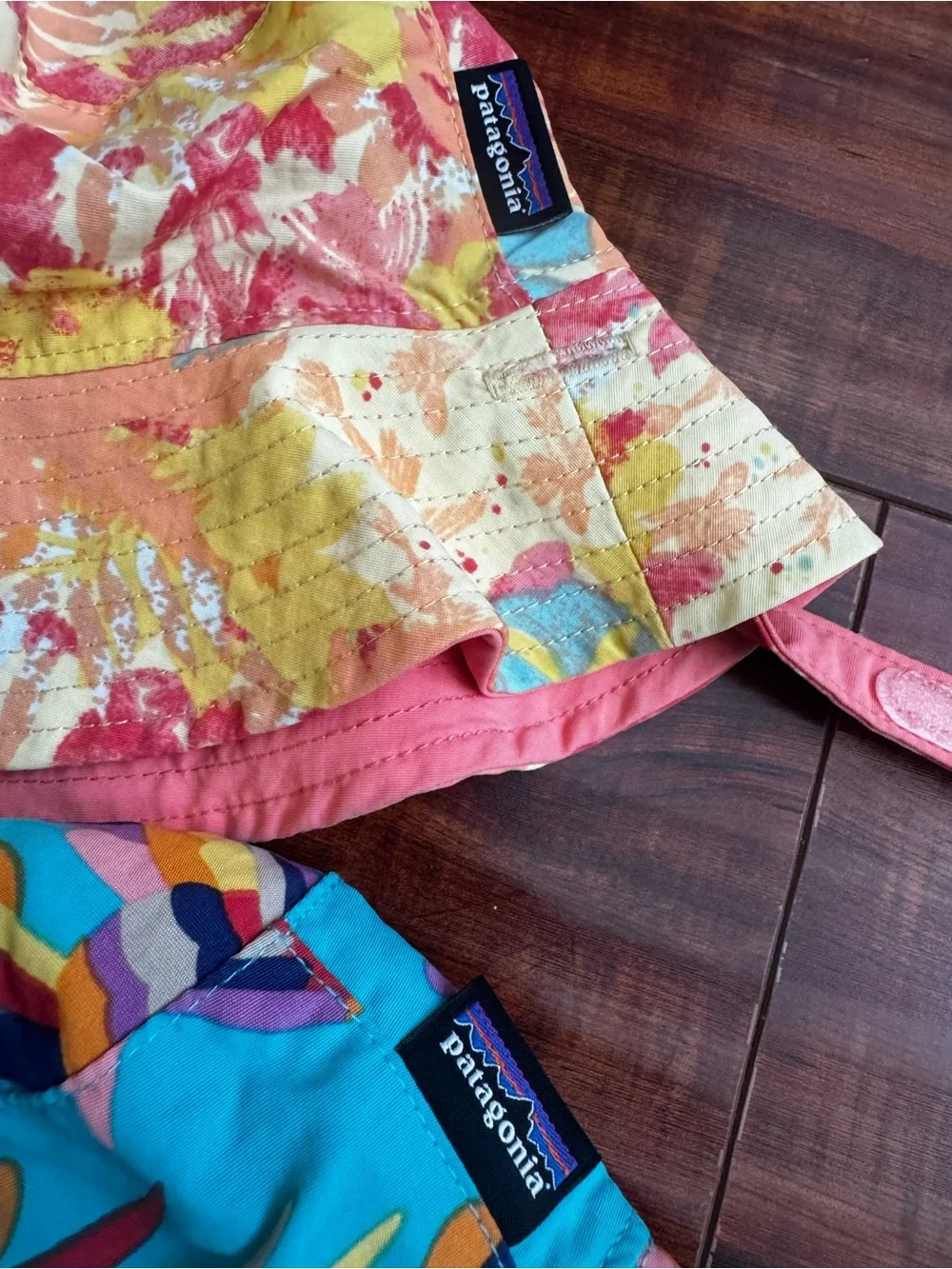 Patagonia Baby Bucket Hat Reversible  - Bundle of 2